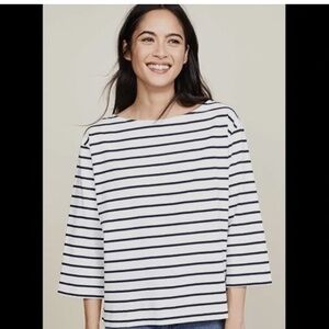 Madewell striped boat neck top